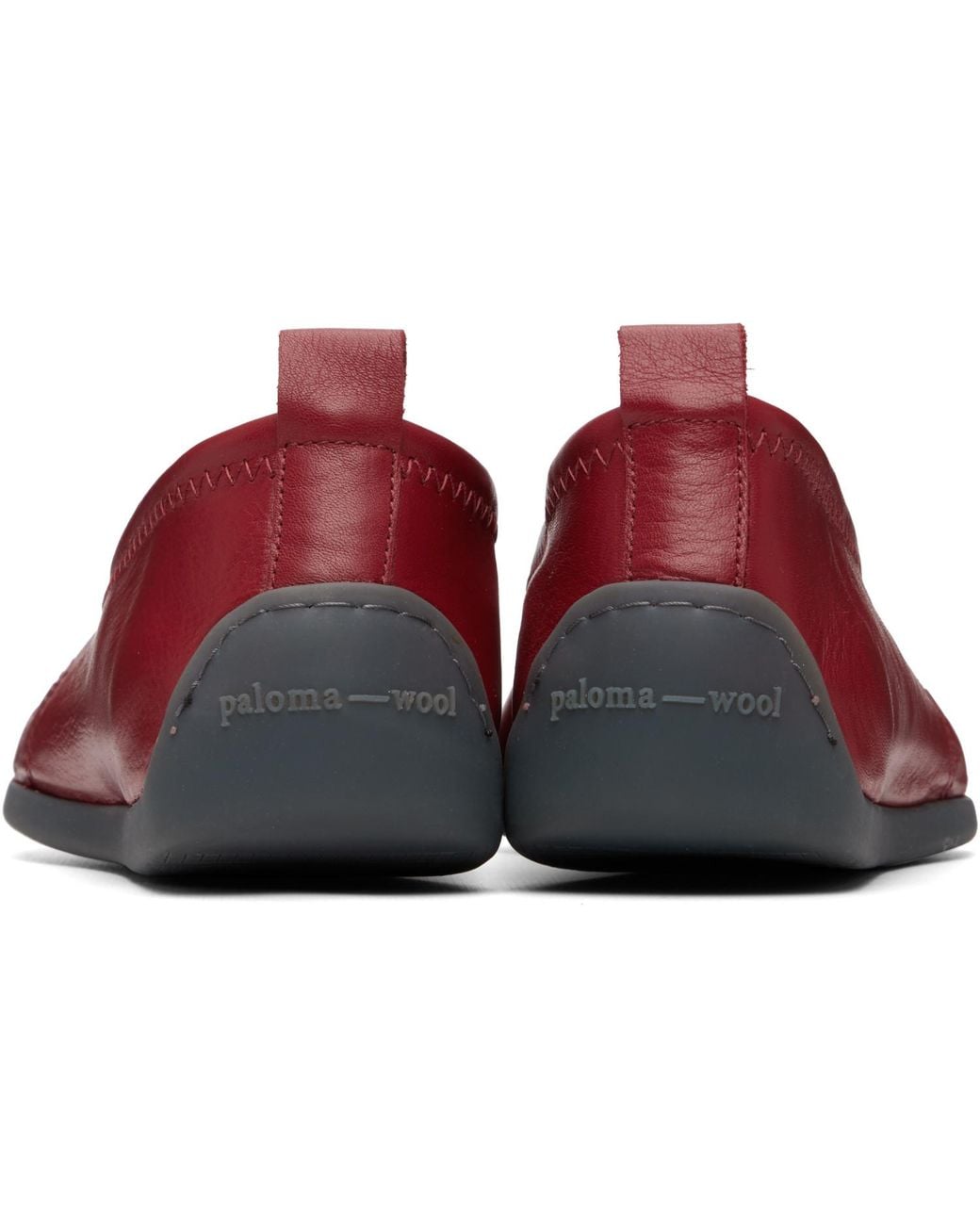 Paloma Wool Red Miles Iii Ballerina Flats