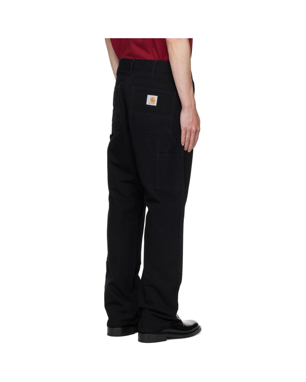 Carhartt Black Double Knee Trousers for men