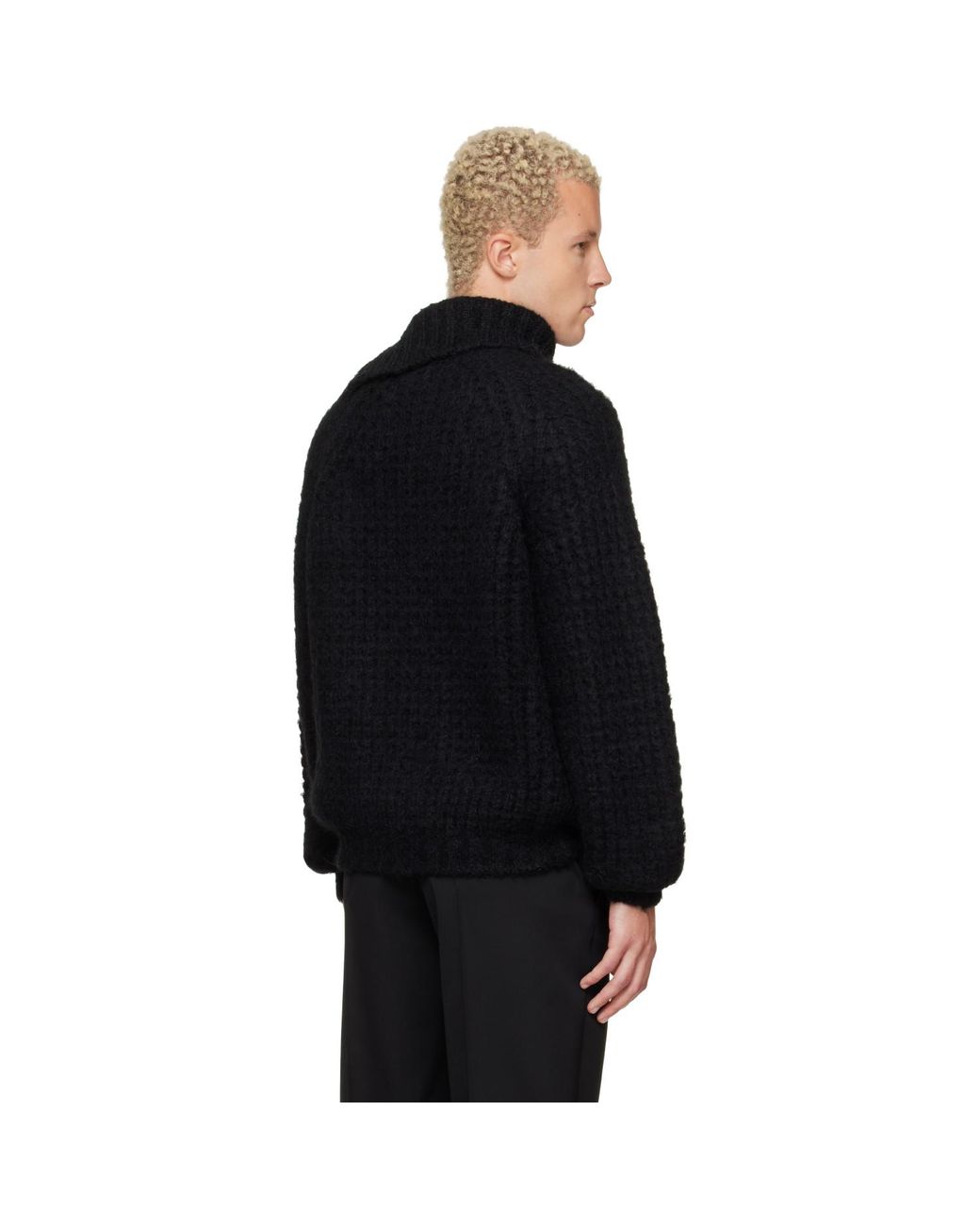 Isabel Marant Black Lyas Sweater for men