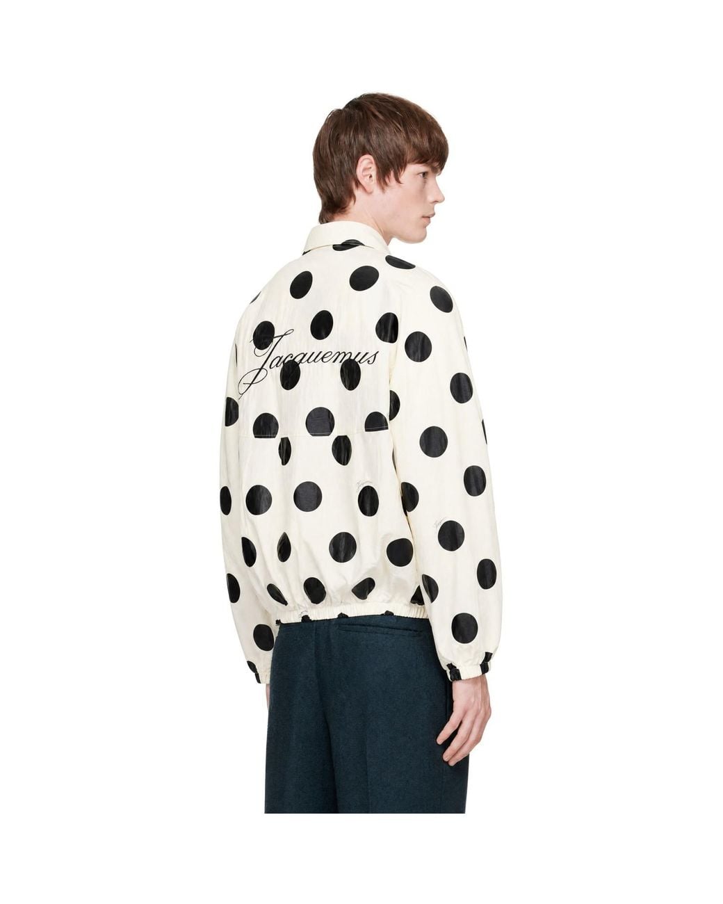 Jacquemus Black Off- 'The Windbreaker' Jacket for men