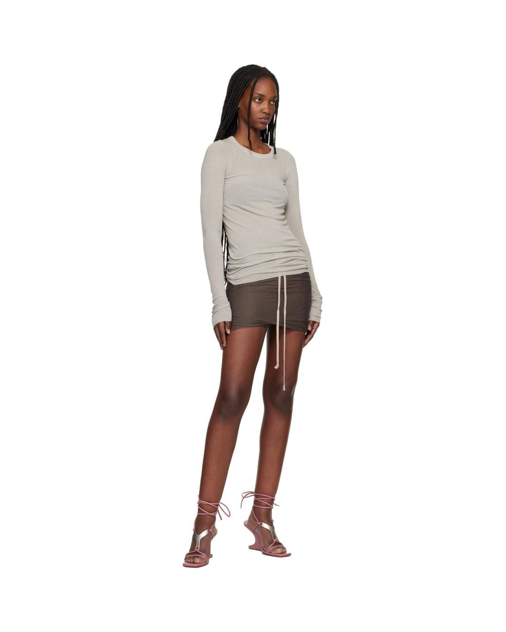 Rick Owens Black Temple Buds Shorts