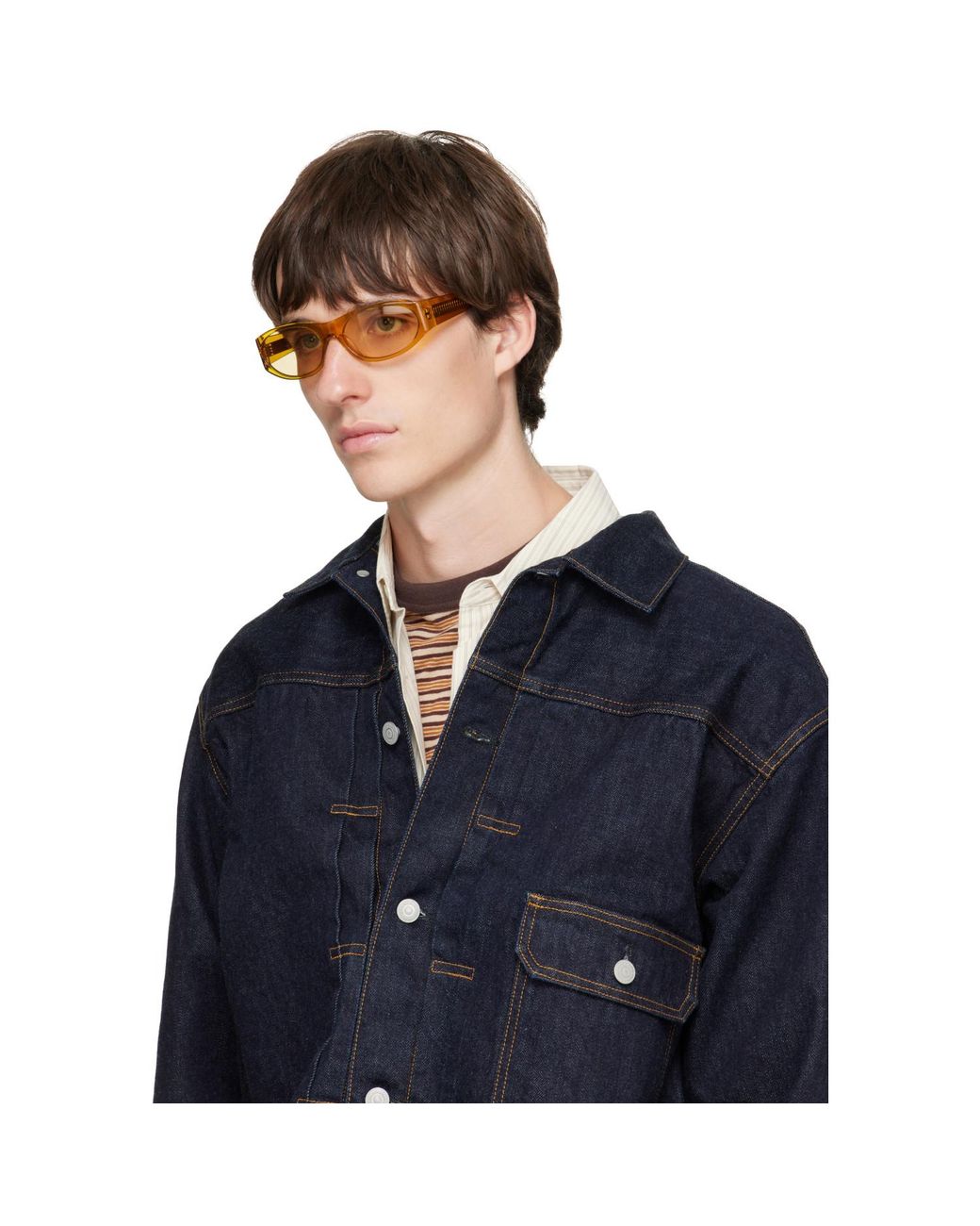 FLATLIST EYEWEAR Yellow Eddy Kyu Sunglasses for men