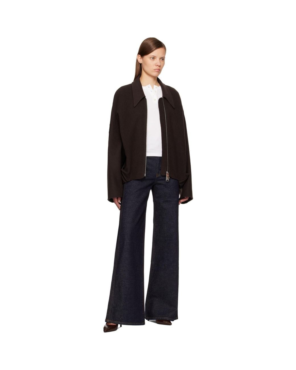 Khaite Blue Dane Stretch Jeans