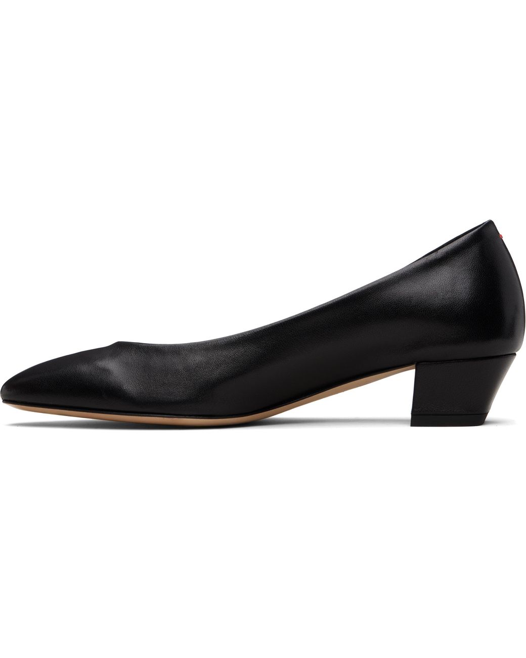 Aeyde Black Helia Low-Cut Heels