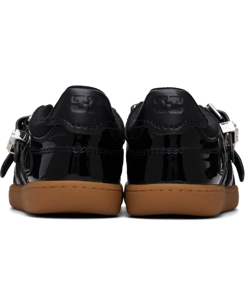 Ganni Black Sue Double Strap Sneakers
