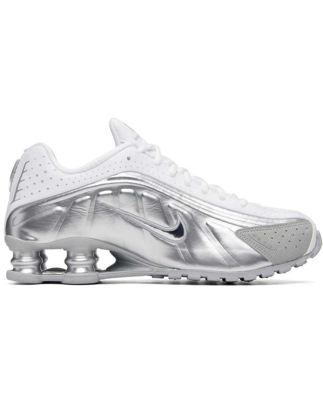 Nike Gray Shox R4 Se Sneakers for men