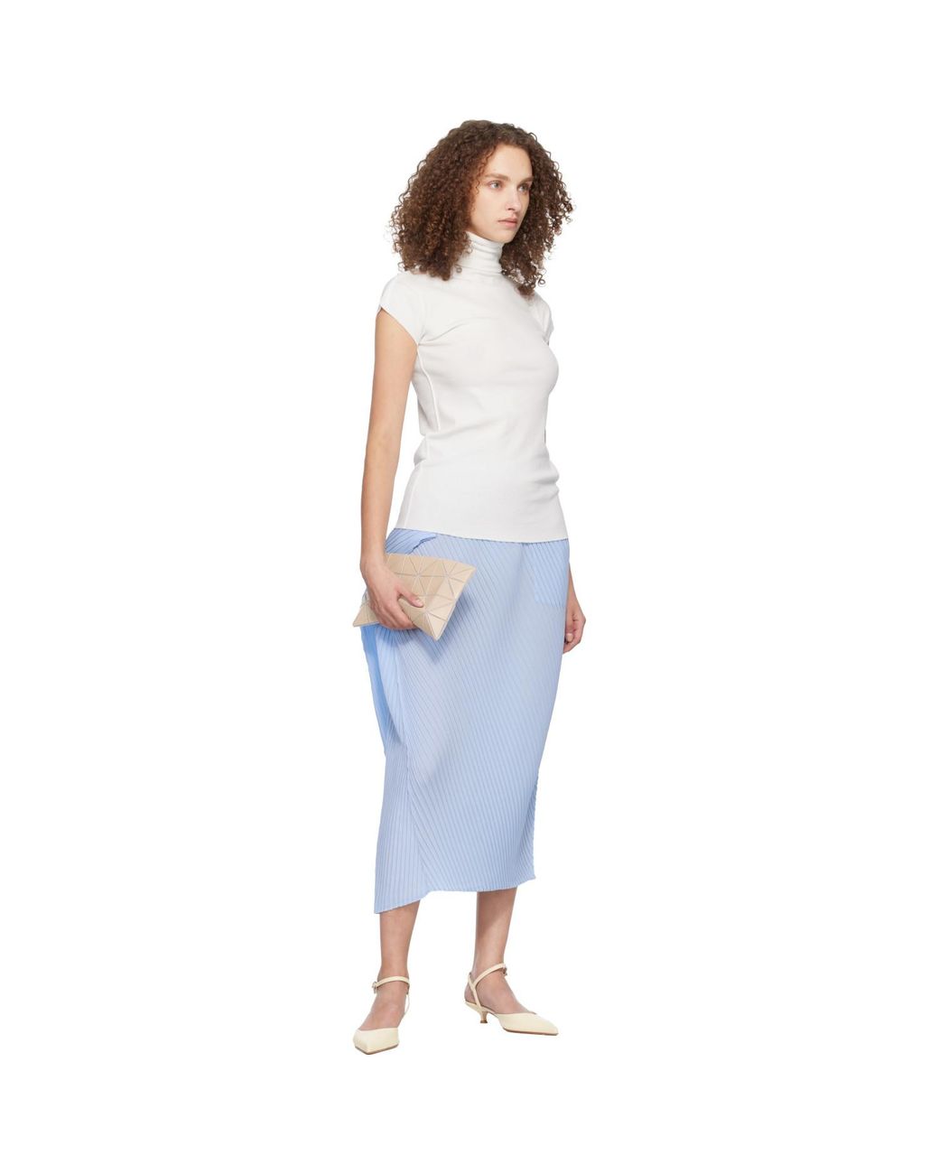Issey Miyake Black Lucent W Color Pouch