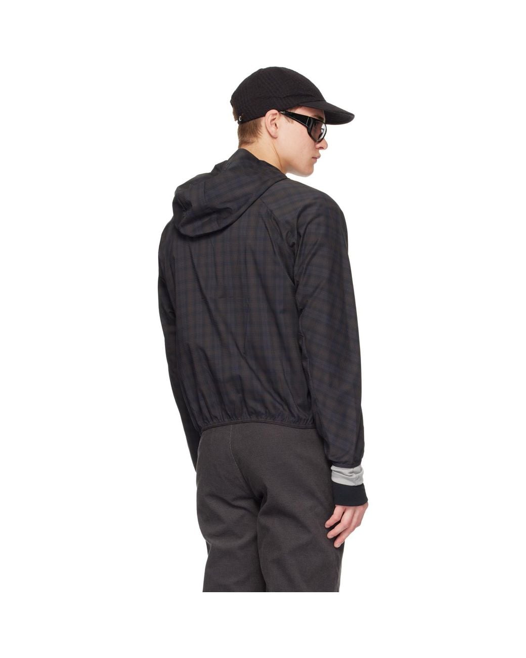 Post Archive Faction PAF Black Runner Jacket for men