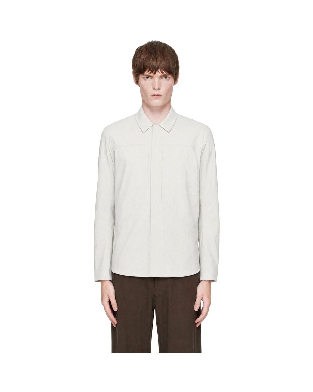Veilance White Off- Mionn Softshell Overshirt for men