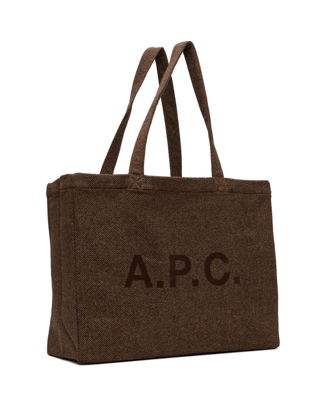 A.P.C. Brown Diane Shopping Tote