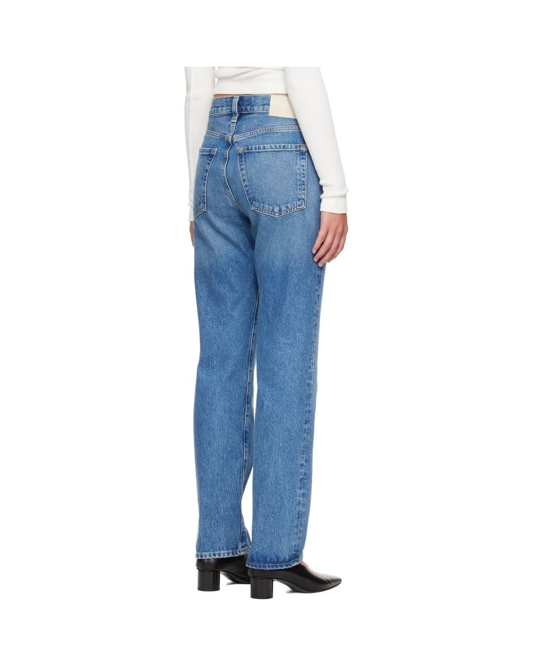 Citizens of Humanity Blue 90S High Rise Straight Jeans
