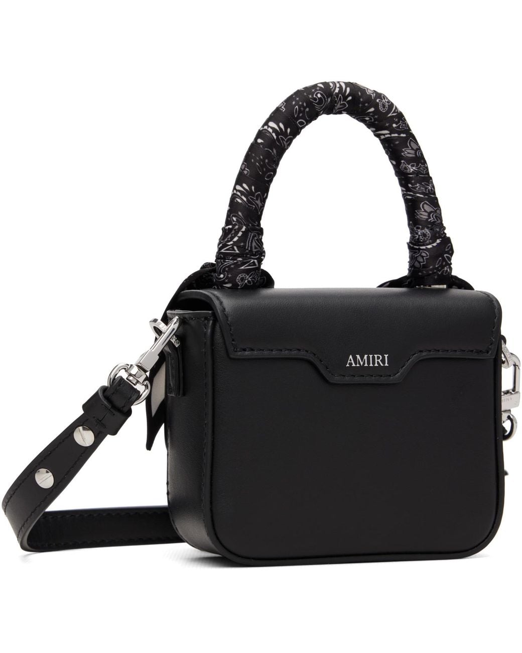 Amiri Black Nano Ma Bag