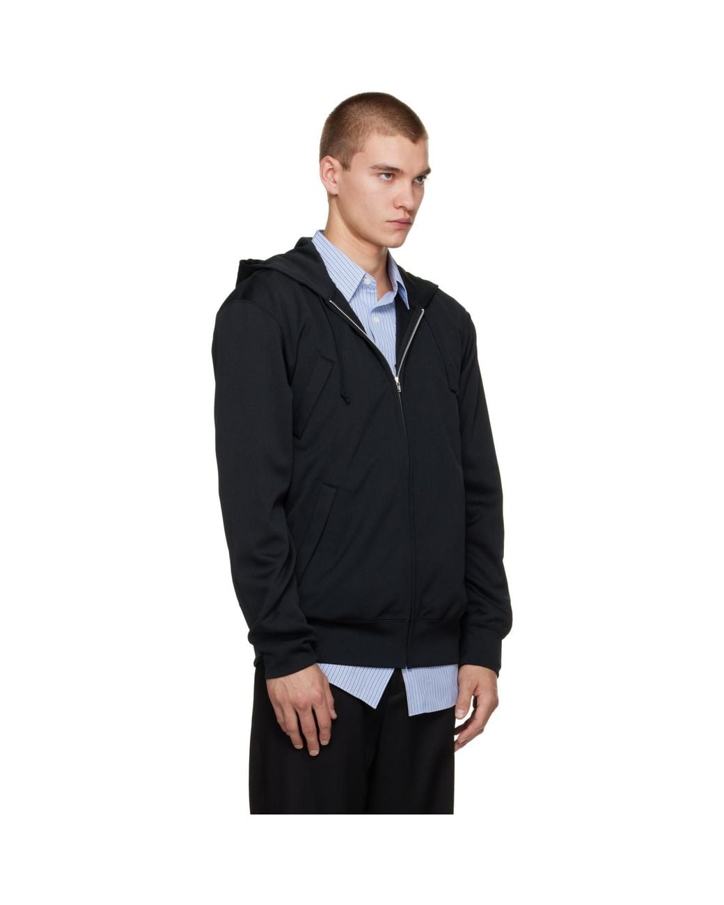 Comme des Garçons Black Four Pocket Hoodie for men