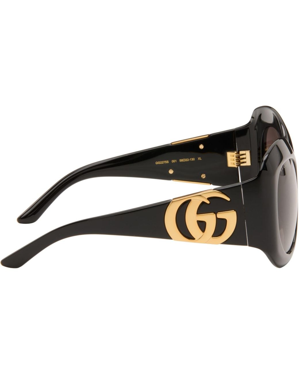 Gucci Brown Round Frame Sunglasses