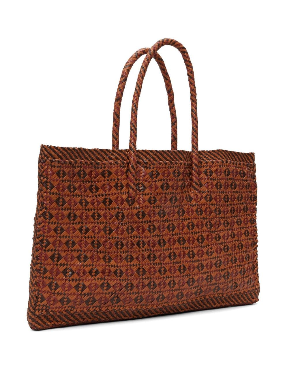 Dragon Diffusion Brown Maori Kete Tote