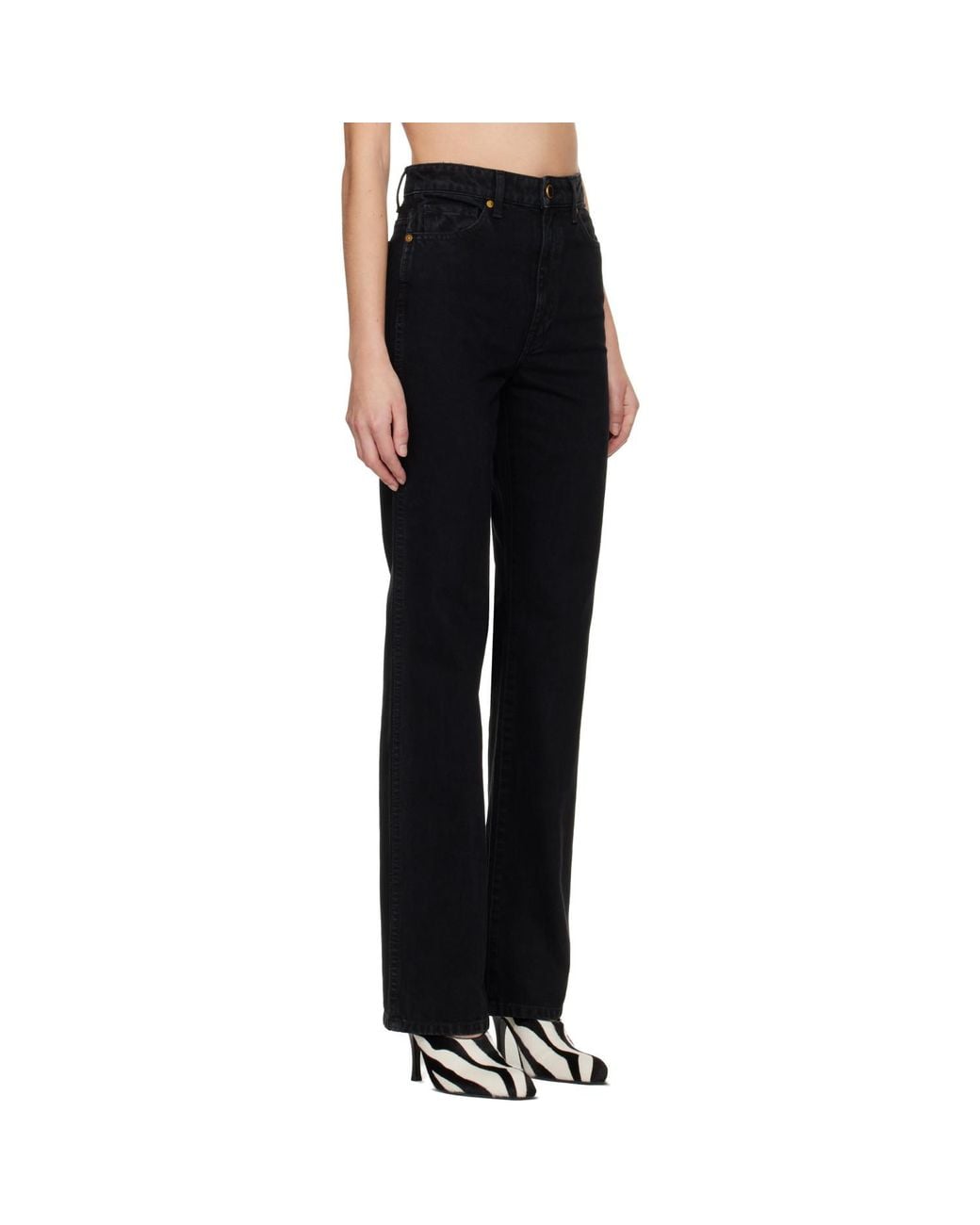 Khaite Black Danielle Jeans