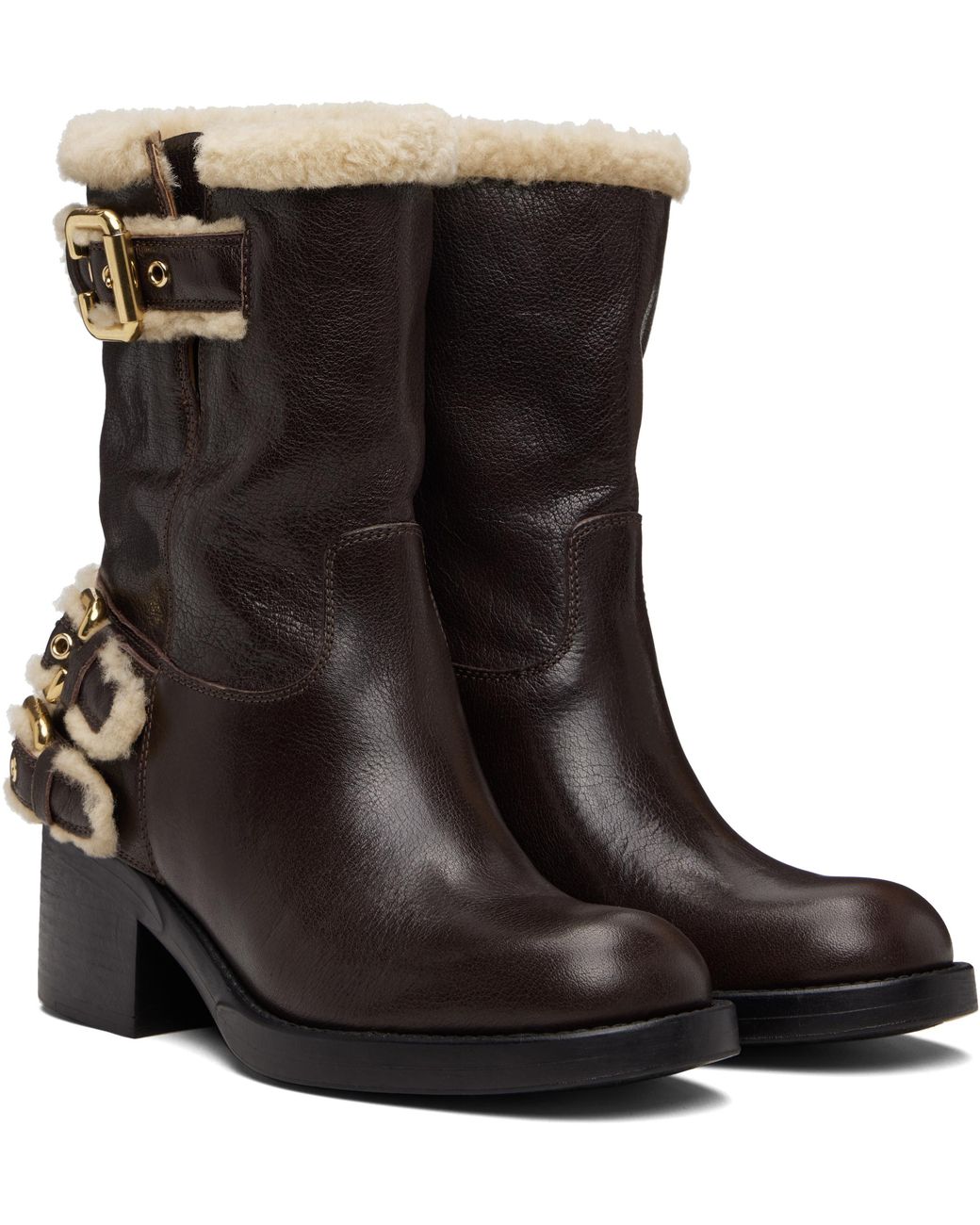 Chloé Black Dakota Ankle Boots