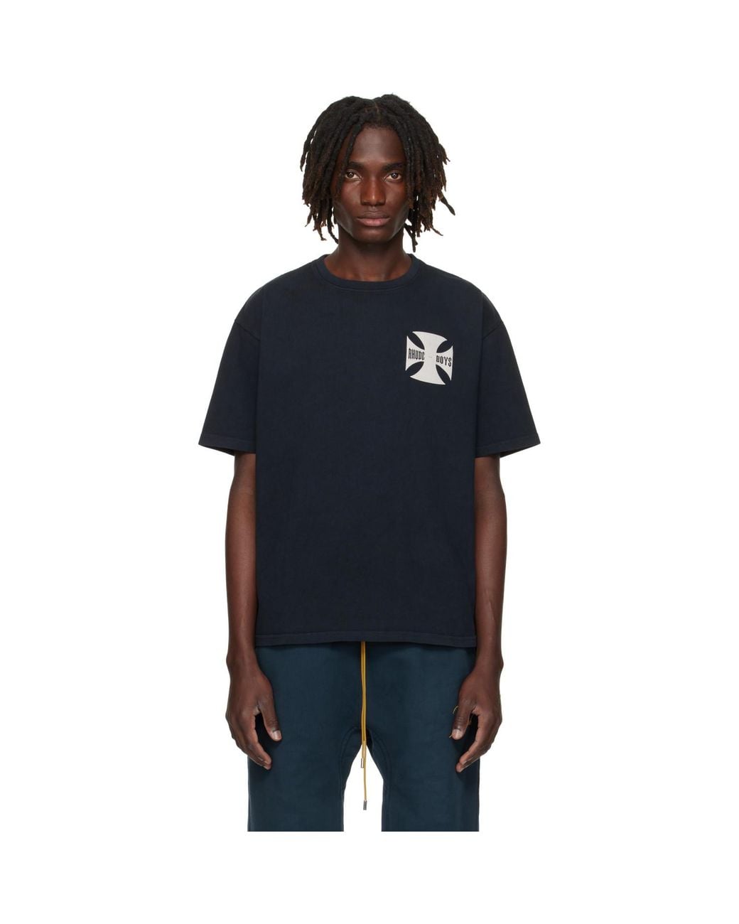 Rhude Blue Boys' T-Shirt for men