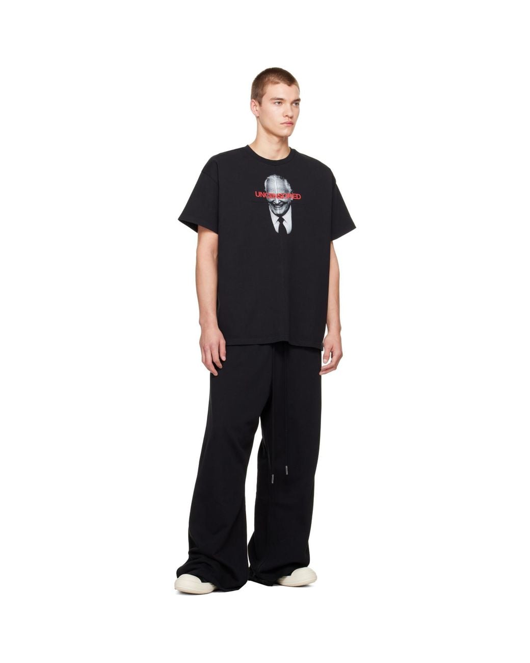MATIERES FECALES Black Corporate Cannibal T-Shirt for men