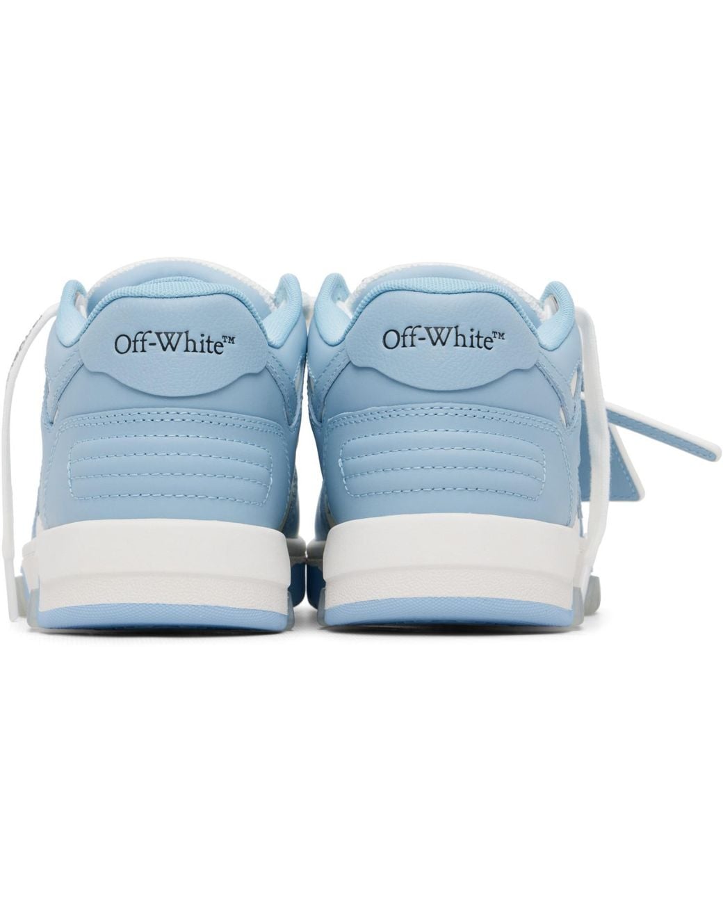 Off-White c/o Virgil Abloh Blue 'Out Of Office' Calf Leather Sneakers
