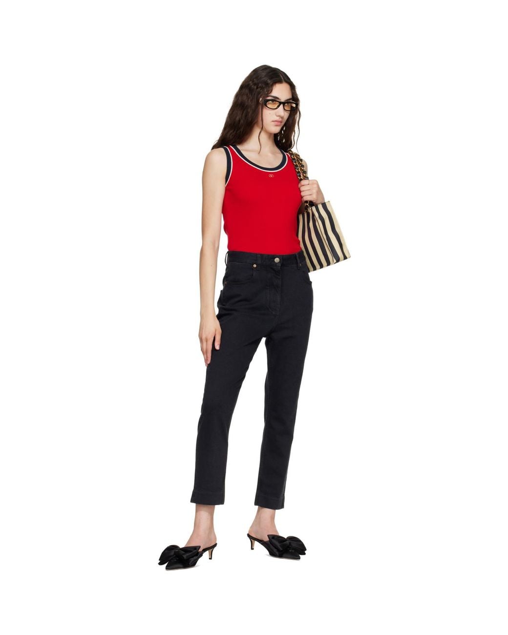 Valentino Black Stretch Denim Jeans