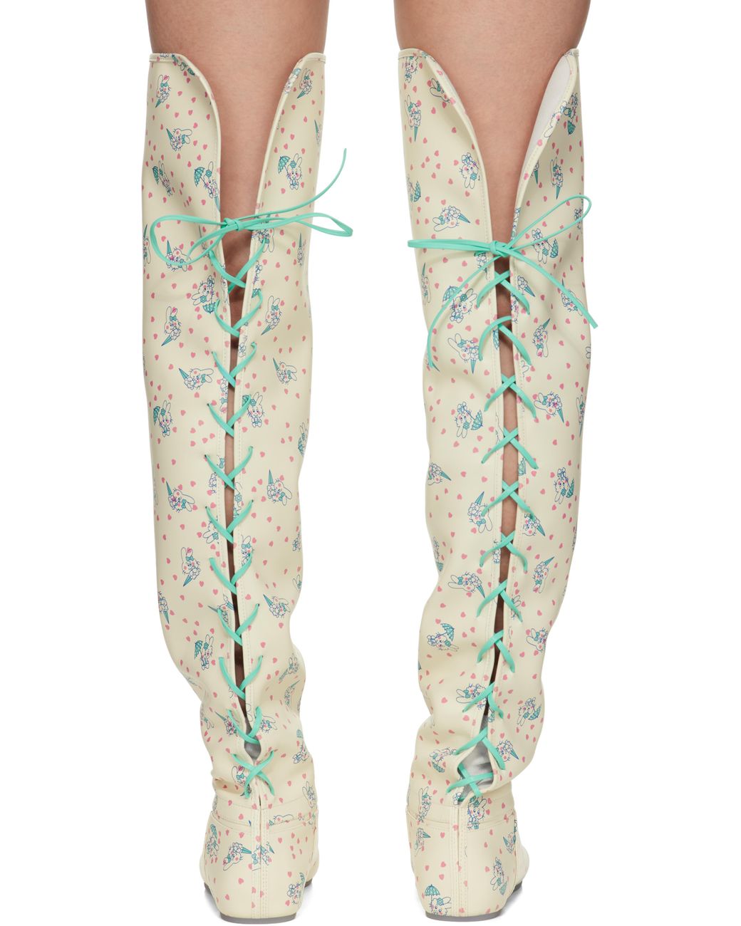 【Ashley Williams】Slouchy Thigh-High ロングブーツ ashley-williams-Bunny-Off-