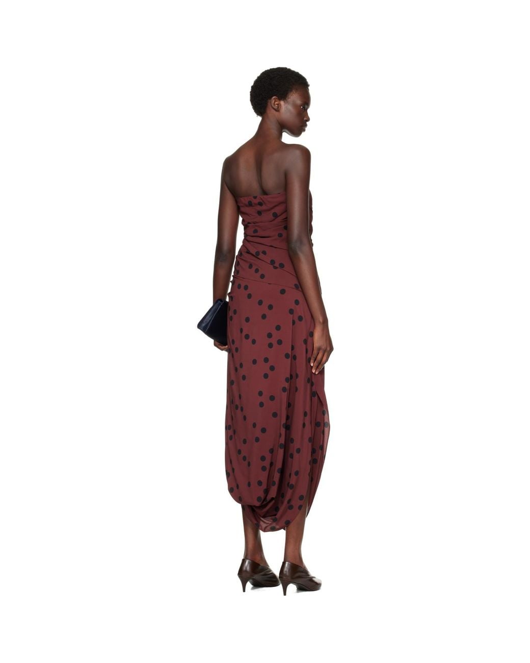 Proenza Schouler Red Burgundy Nayara Maxi Dress