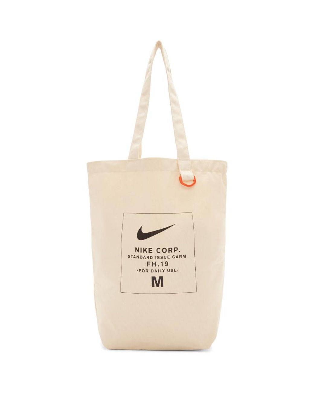 Nike Off-white Heritage Tote in Natural | Lyst Canada