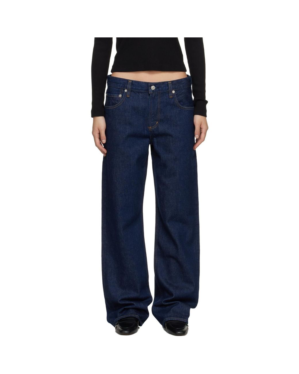 Citizens of Humanity Blue Lindz Easy Straight Jeans