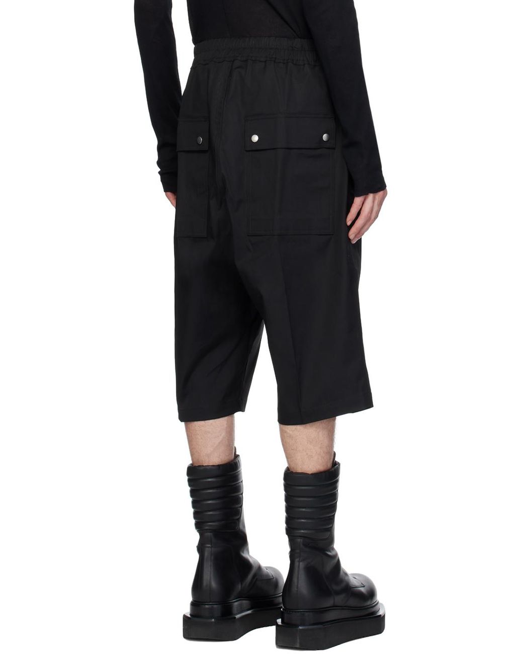 メンズ Rick Owens Bela Pods ショートパンツ ブラック | Lyst メンズ Rick Owens Bela Pods ショートパンツ ブラック | Lyst
