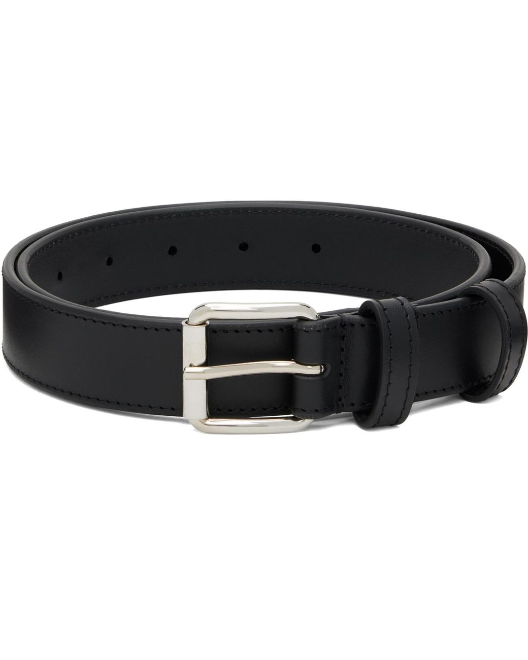 Comme des Garçons Black Classic Leather Belt for men