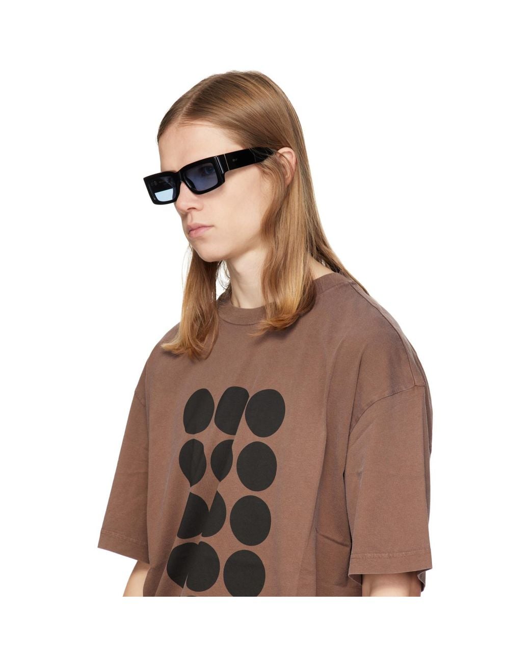 Retrosuperfuture Blue Notte Sunglasses for men