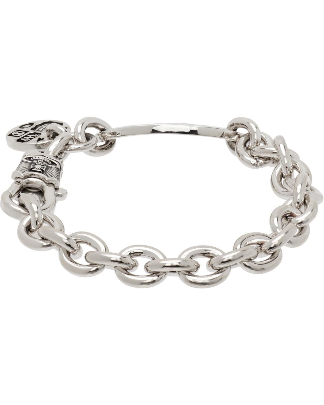 Vivienne Westwood Metallic Lancelot Bracelet for men