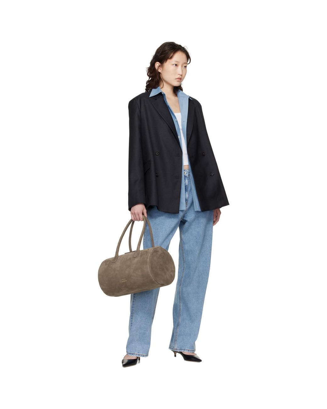 Loulou de Saison Black Donau Lds Virgin Wool Blazer