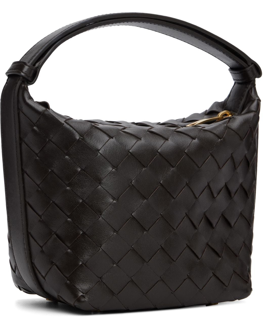 Bottega Veneta Black Micro Wallace Bag