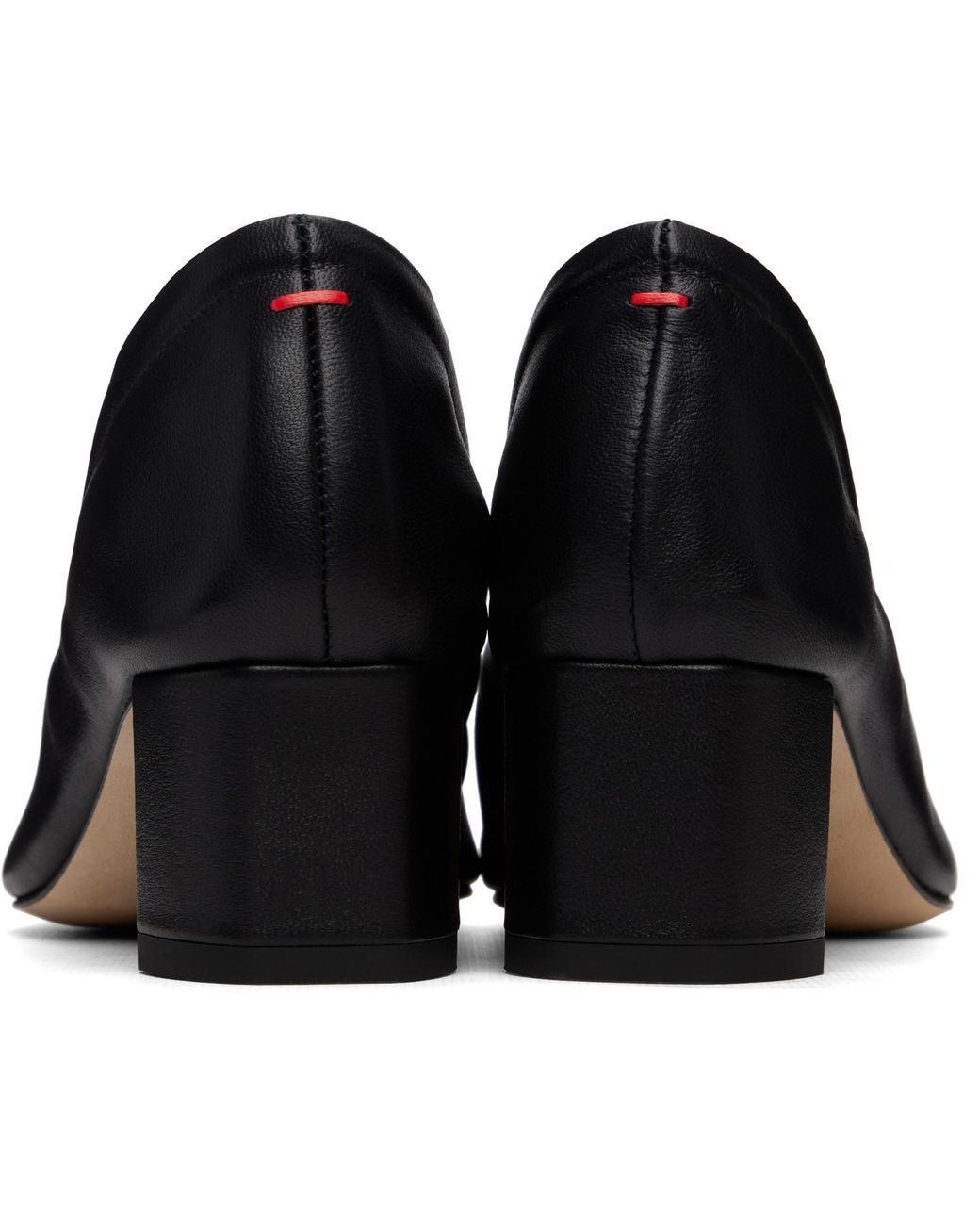 Aeyde Black Narissa Glove Heels