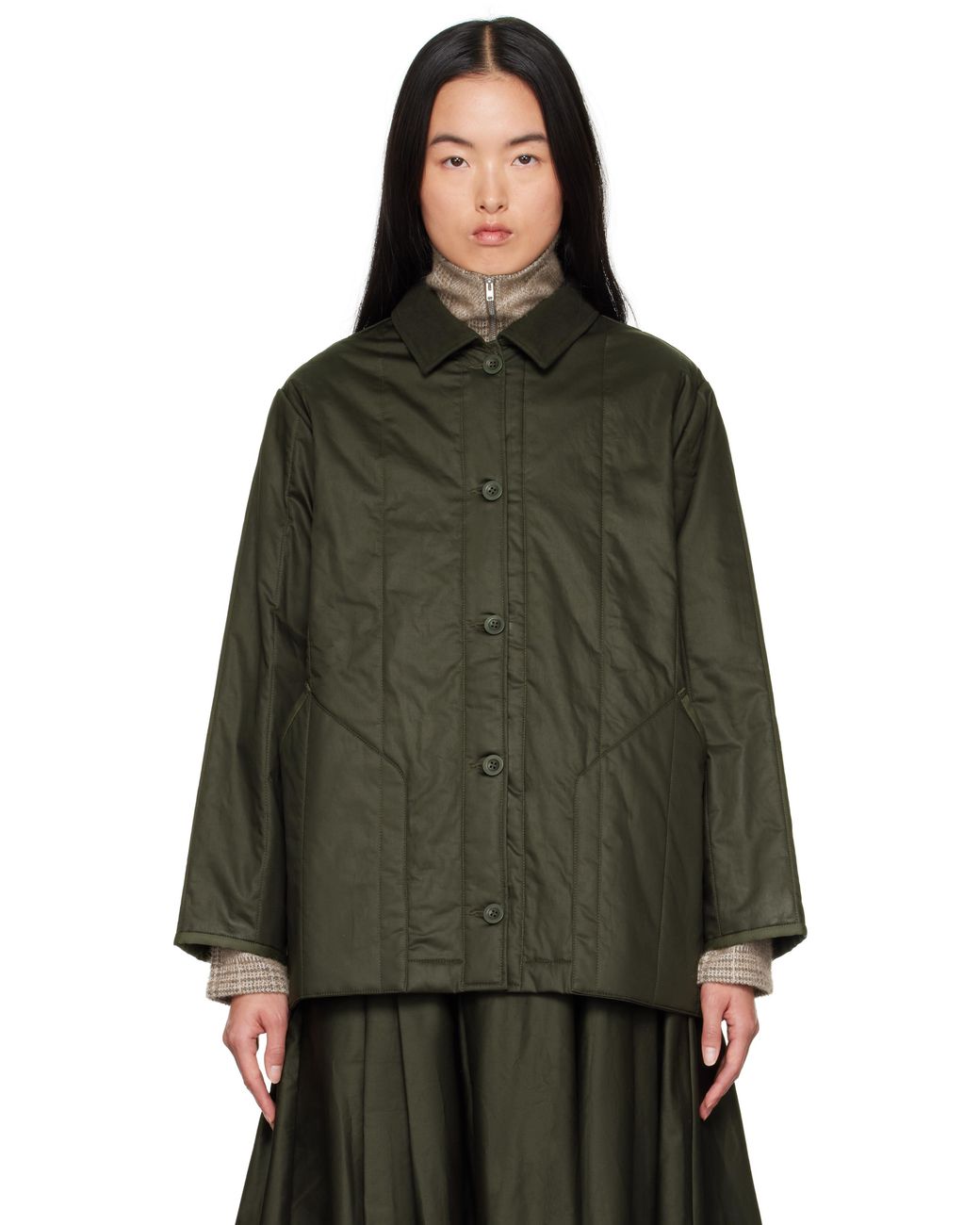 【関税込み】CASEY CASEY カーキ Ikla ジャケット casey-casey-Dark-Khaki-Khaki-