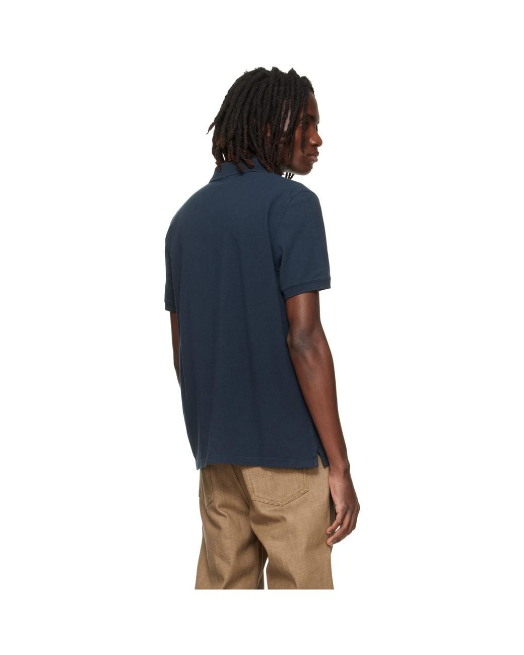 Maison Kitsuné Blue Fox Head Regular Polo for men