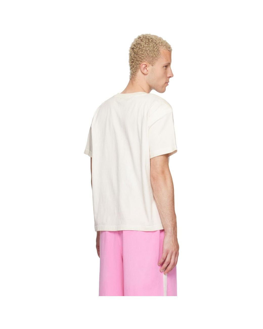 424 White Off- 'I Love Tongue T-Shirt for men