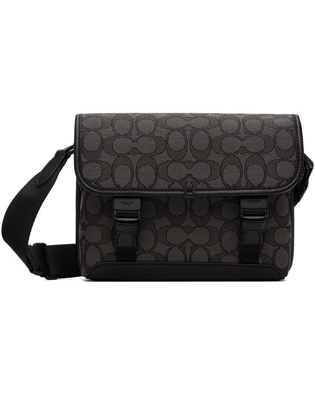 COACH League Messenger Bag in Black for Men