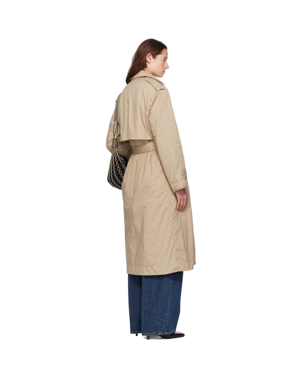 Moncler Multicolor Yevre Down Trench Coat