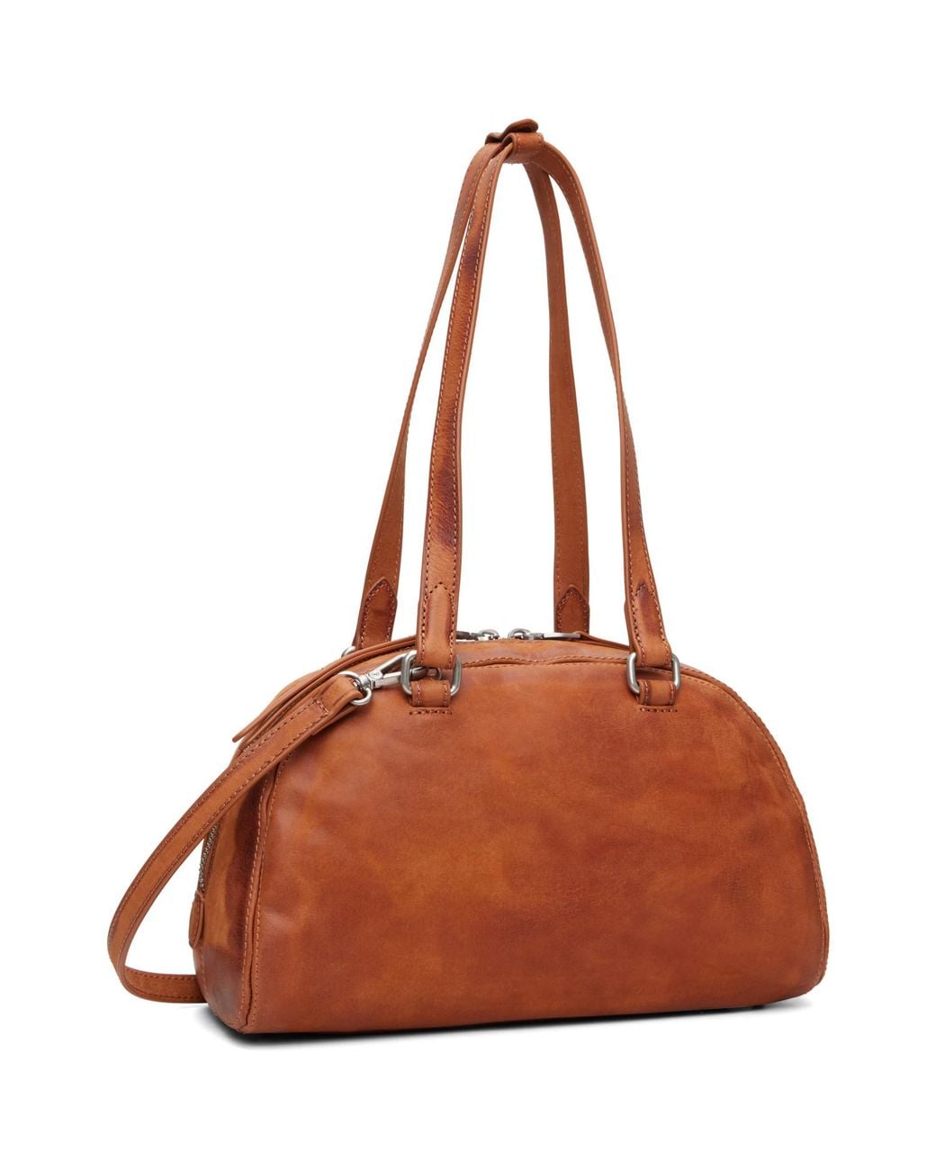 DIESEL Brown 1Dr Dome Soft Shoulder Bag for men