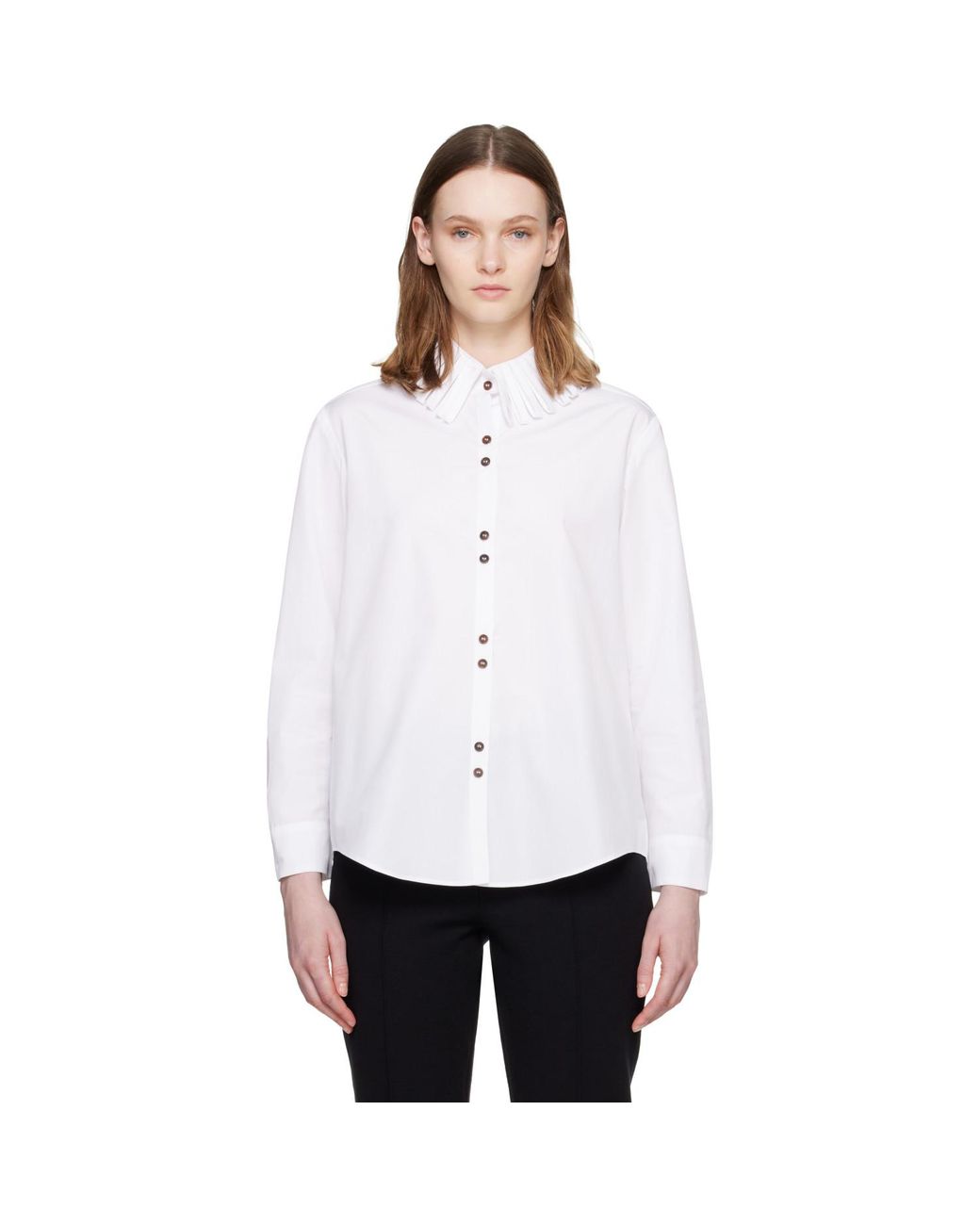 Super Yaya White Necklace Shirt