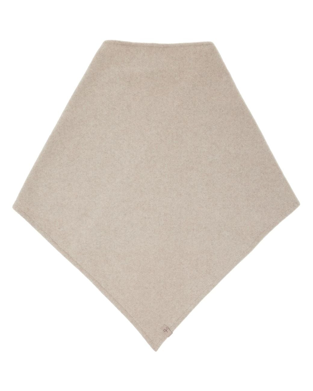 Rag & Bone Natural Taupe Kristie Reversible Triangle Shawl