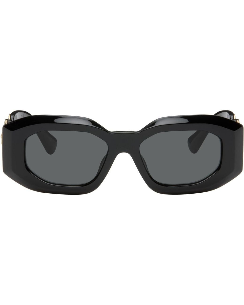 Versace Black Maxi Medusa Biggie Sunglasses