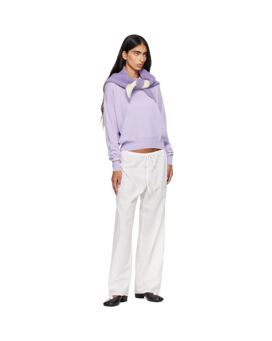 B.B. Wallace Purple Morris Sweater