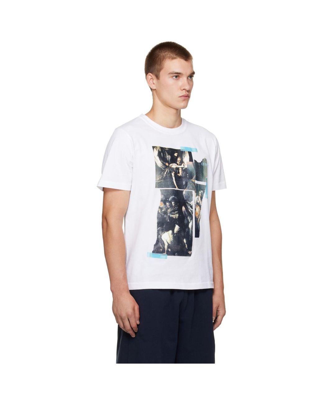 Off-White c/o Virgil Abloh White Tape Mercy Regular T-Shirt for men