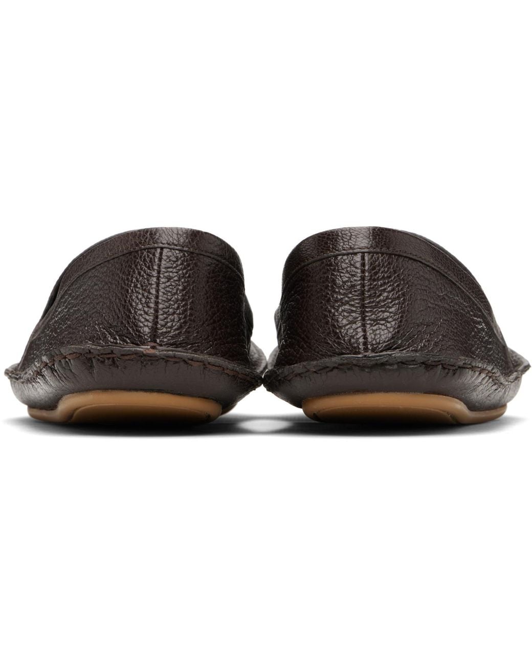 The Row Black Vasko Loafers