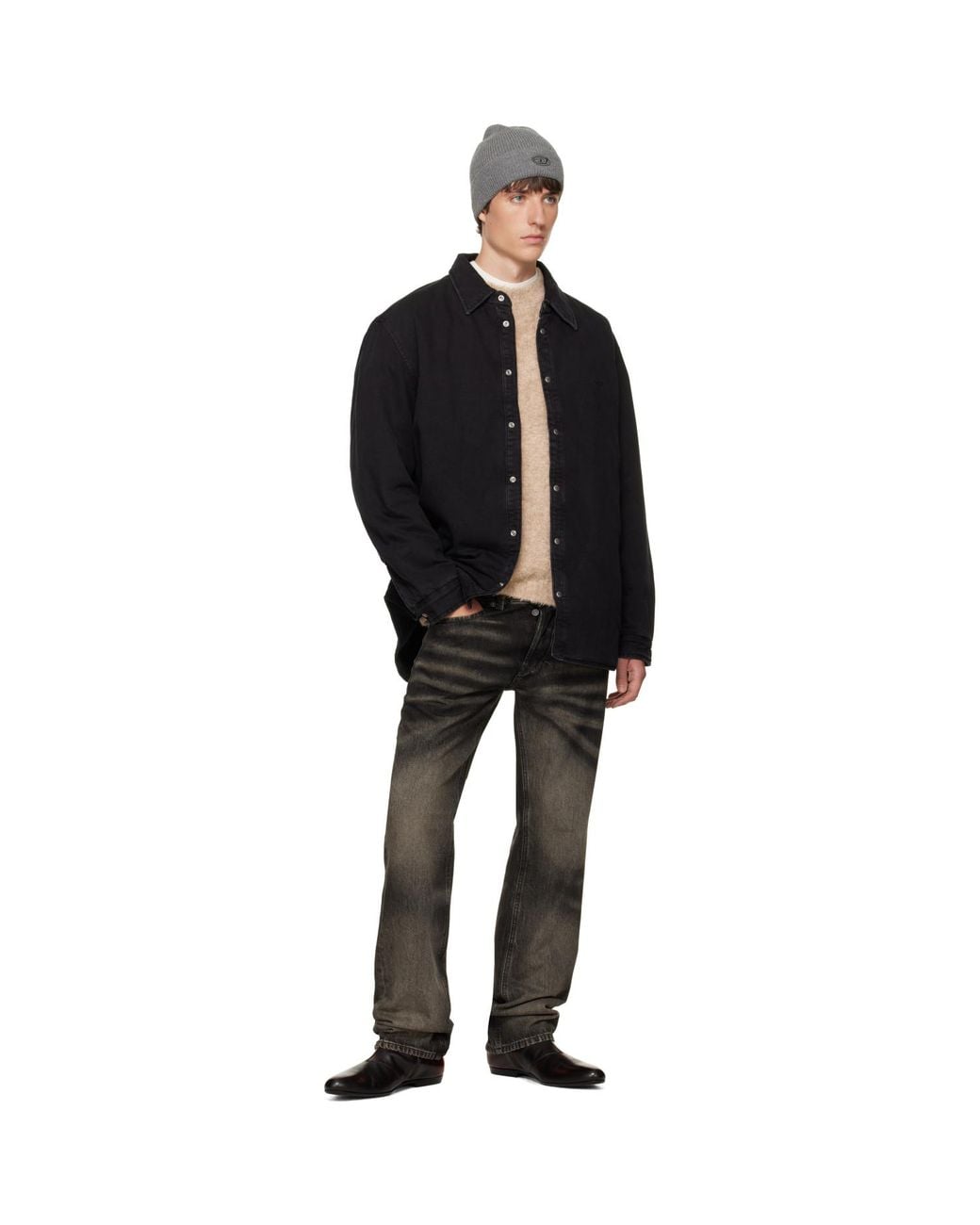 DIESEL Black 1985 Larkee-Fsj Jeans for men