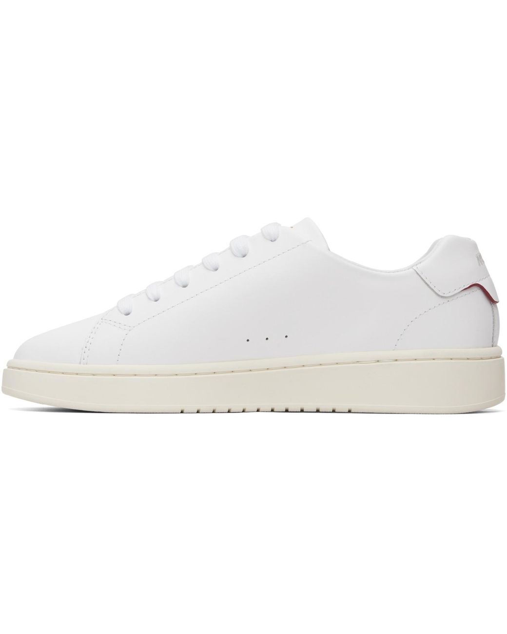 HUGO White Logo Nappa Leather Sneakers for men